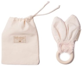 Nobodinoz Drevené hryzadlo Zajac ružové