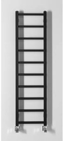 Sapho - Kúpeľňový radiátor METRO LIGHT 211W 30x114 cm matná čierna