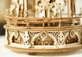 Robotime Rokr 3D Romantický kolotoč s hudbou AMK62 384ks