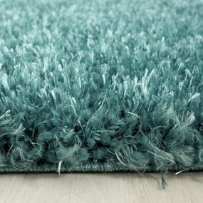 Ayyildiz koberce Kusový koberec Brilliant Shaggy 4200 Aqua kruh - 200x200 (priemer) kruh cm