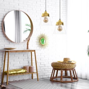 Toolight - Stropné svietidlo E27 60W APP895-1CP, zlatá, OSW-07022