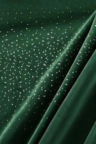 Velúrový záves SHINY fľašovo zelený 140x270 cm