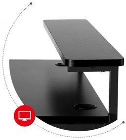 Herný stôl Hero - 5.0 čierny RGB
