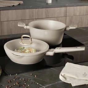 BerlingerHaus Kastról s titánovým povrchom a pokrievkou Sahara 24 cm, 24 cm