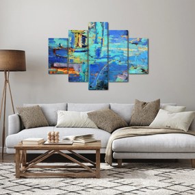 Obraz - Abstraktné olejomaľba (150x105 cm)