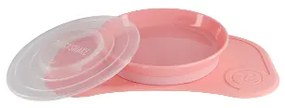 Twistshake Detská podložka s tanierom Click Mat Mini (bledoružová)  (100392248)