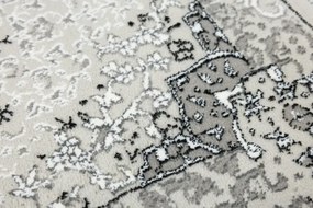 Koberec LAVO Ornament 1 sivý / krémový
