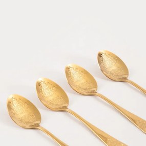 Súprava čajových lyžičiek REGALIA zlatá 763793 (4 ks)