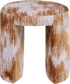 Hnedá čalúnená stolička Charlie – WOOOD