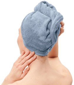 Uterákový turban, svetlomodrý