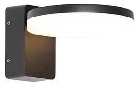 Moderné vonkajšie nástenné svietidlo čierne vrátane LED IP54 - Esmee