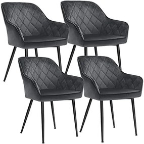 Jedálenské stoličky 4 ks SONGMICS LDC088G01-4