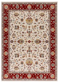 Červeno-krémový koberec behúň 67x250 cm Classic - Universal