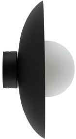 Nástenné svietidlo SLATE 1xG9/8W/230V pr. 28 cm čierna