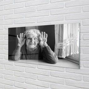 Obraz plexi Staršia žena 125x50 cm