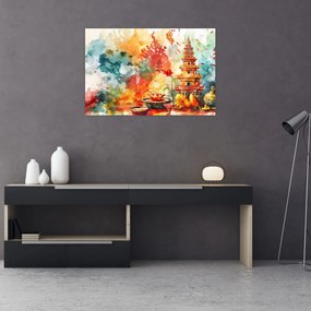 Obraz - Akvarelové ilustrácie (90x60 cm)