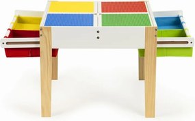 Drevený nábytok pre deti, set stôl + 2 stoličky