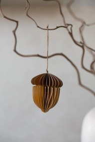 Storefactory Jesenná dekorácia Ekholmen Brown 8 cm