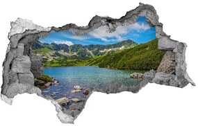 Diera 3D v stene nálepka Tatra valley nd-b-162291569