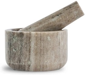 Luxusný travertínový mažiar SAGAFORM Sten 5018516, béžový, 20 cm