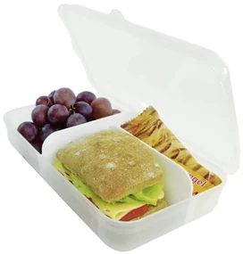 Desiatový box, delený s 2 priehradkami, 1,7 l FUNBOX