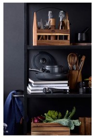 Hliníková súprava rajnice s nepriľnavým povrchom s odnímateľnou rukoväťou a pokrievkou 2 ks 2,4 l – Holm