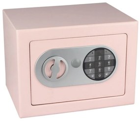 Nábytkový sejf RS 17, s elektrickým zámkom, ružová