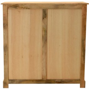 furniture-nabytek.cz - Rustikálna komoda masív z manga 115x115x45