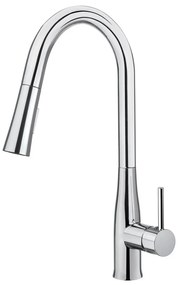 Deante BDH_072M - Drezová batéria s vyťahovacou sprškou LUKRECJA lesklý chróm