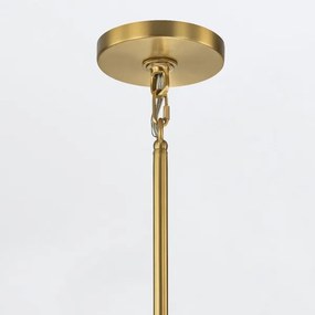 Elstead MARVELE10-AB-OPAL - Luster na tyči MARVELE 10xE14/40W/230V zlatý