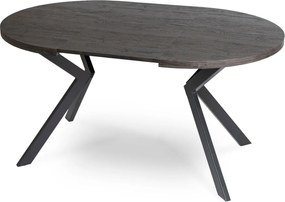 Jedálenský rozkladací stôl LUKAS 100/250 cm čierny