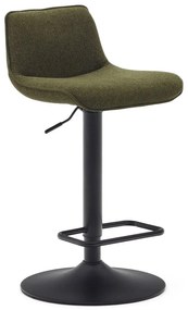 Tmavozelené barové stoličky v súprave 2 ks 103 cm Zenda – Kave Home