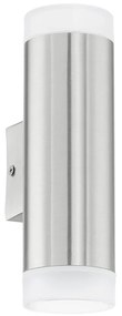 Eglo 92736 - Vonkajšie nástenné svietidlo RIGA-LED GU10/2,5W/230V