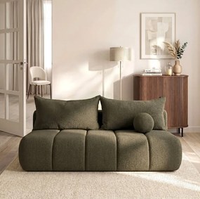 Rozkladacia pohovka SARIA Olive Boucle
