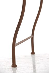 Kovový stôl GS3438892 - Hnedá antik