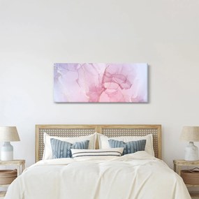 Obraz - Ružové škvrny (120x50 cm)