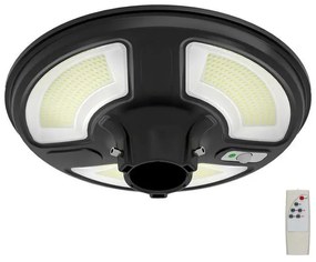 LED Solárna pouličná lampa so senzorom LED/10W/3,2V 6500K IP65+ diaľkové ovládanie
