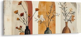 Obraz - Vázy v oblúkoch (120x50 cm)