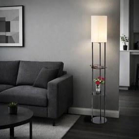 Rabalux 74106 - Stojacia lampa BRONN 1xE27/40W/230V čierna