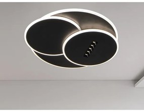 LED Stmievateľné stropné svietidlo LED/90W/230V 3000-6500K čierna +diaľkové ovládanie