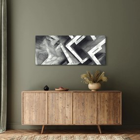 Abstraktný obraz kociek (120x50 cm)