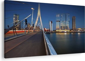 Obraz - Súmrak v Rotterdame, Holandsko (90x60 cm)