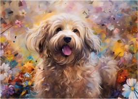 Obraz - Šťastný pes II. (70x50 cm)