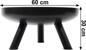 Bauerkraft Veľké liatinové ohnisko - 60 cm