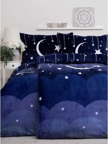 Obliečky mikroplyš Exclusive – Nočná obloha 140 × 200 cm, 70 x 90 cm