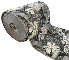 Behúň 67 Monstera Šedá. Tovar na mieru