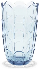 Svetlomodrá sklenená ručne vyrobená váza (výška 19 cm) Lily – Holmegaard