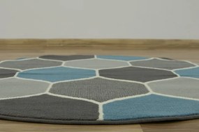 Koberec LUNA 503833/95812 modrý / sivý