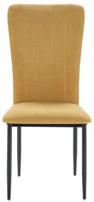 Jedálenská stolička v horčicovej farbe v súprave 4 ks Holly – Marckeric