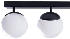 Stropné svietidlo Sfera, 5x biele sklenené tienidlo, b